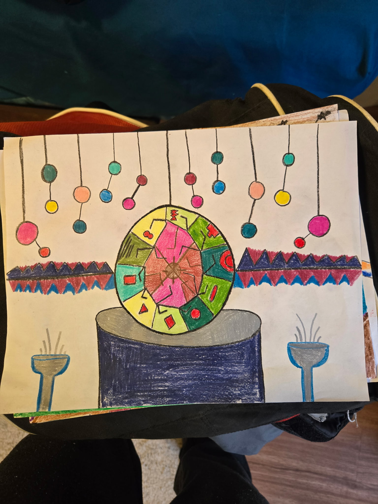 Wheel of Color - Colorful circular composition